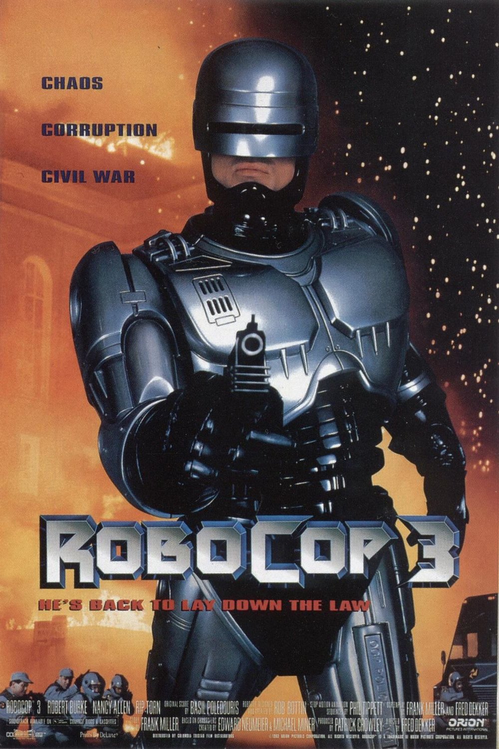 L'affiche du film RoboCop 3 [1993]