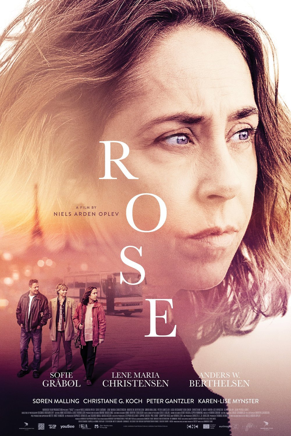 Danish poster of the movie Rose
