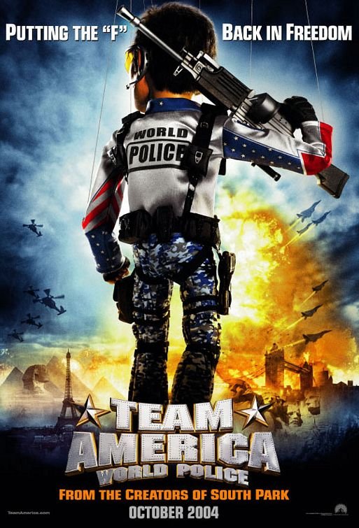 L'affiche du film Escouade Américaine: Police du Monde