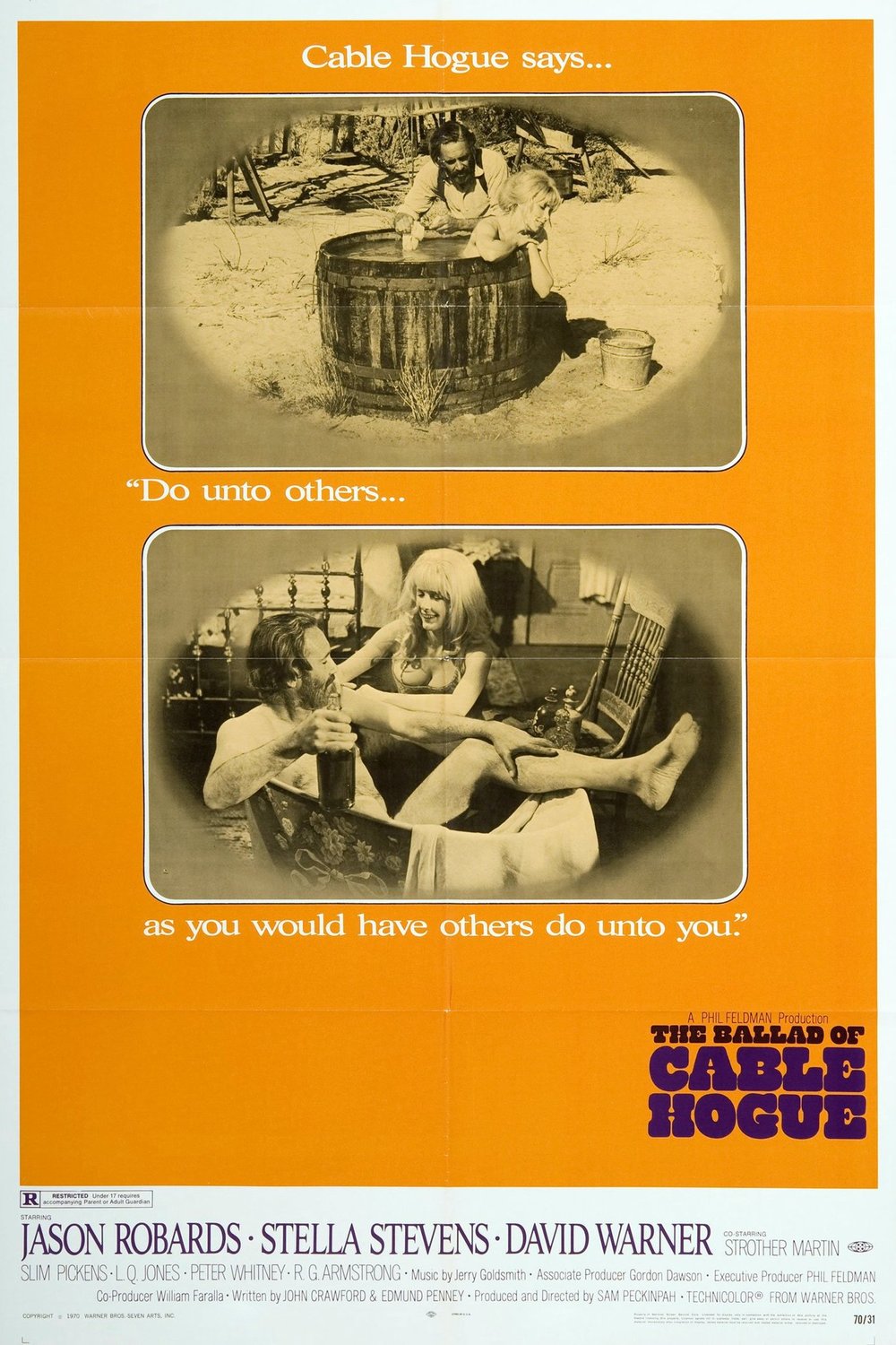 L'affiche du film The Ballad of Cable Hogue