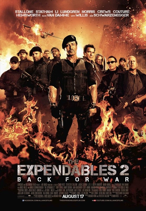 Poster of the movie The Expendables 2