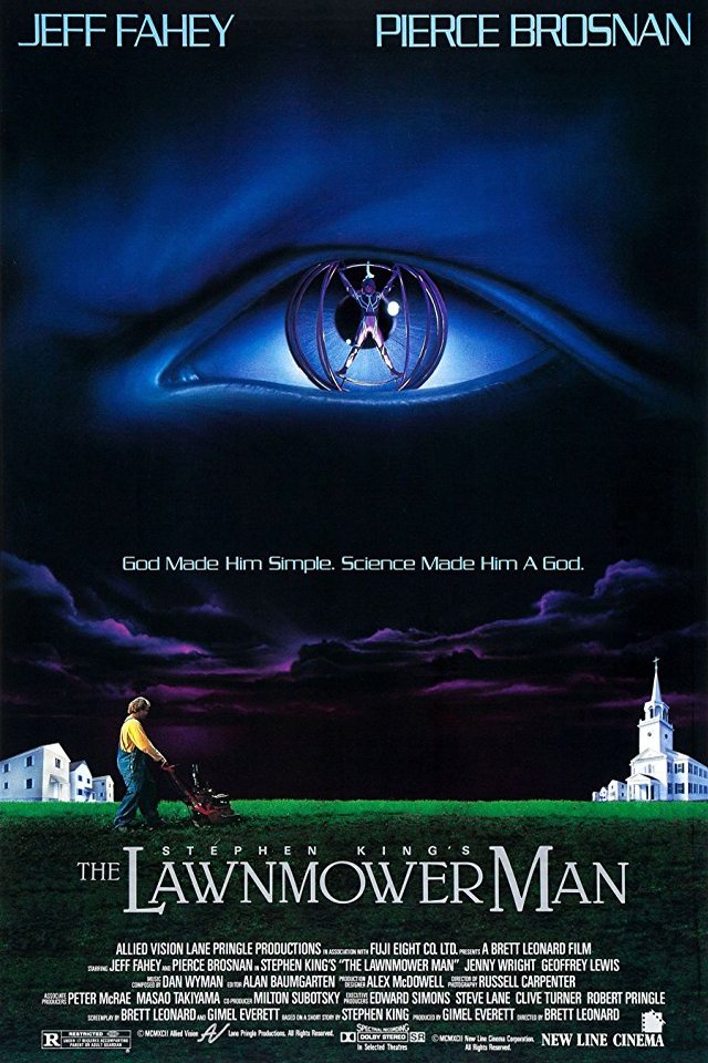 L'affiche du film The Lawnmower Man