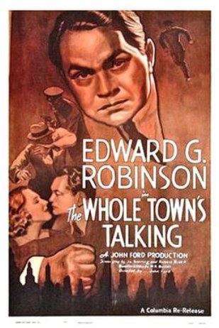 L'affiche du film The Whole Town's Talking
