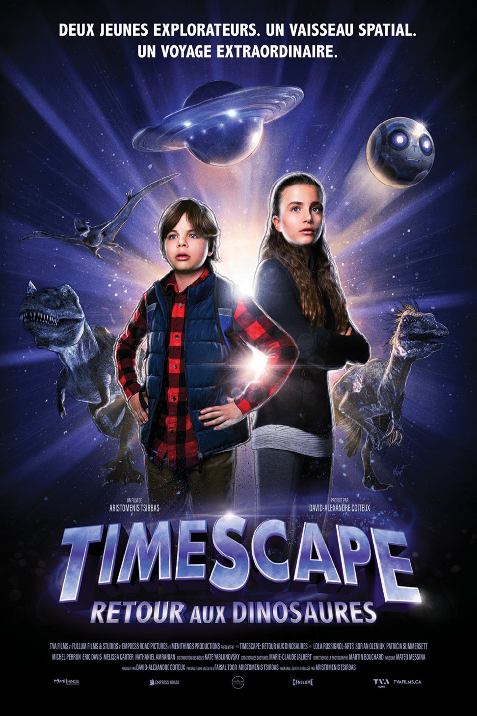 L'affiche du film Timescape - Retour aux dinosaures