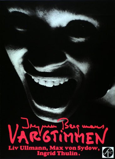 L'affiche originale du film Vargtimmen en suédois