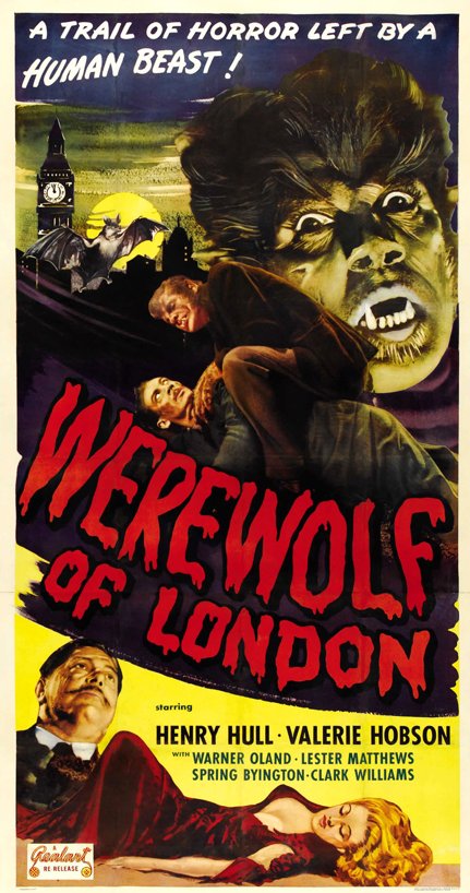 L'affiche du film Werewolf of London