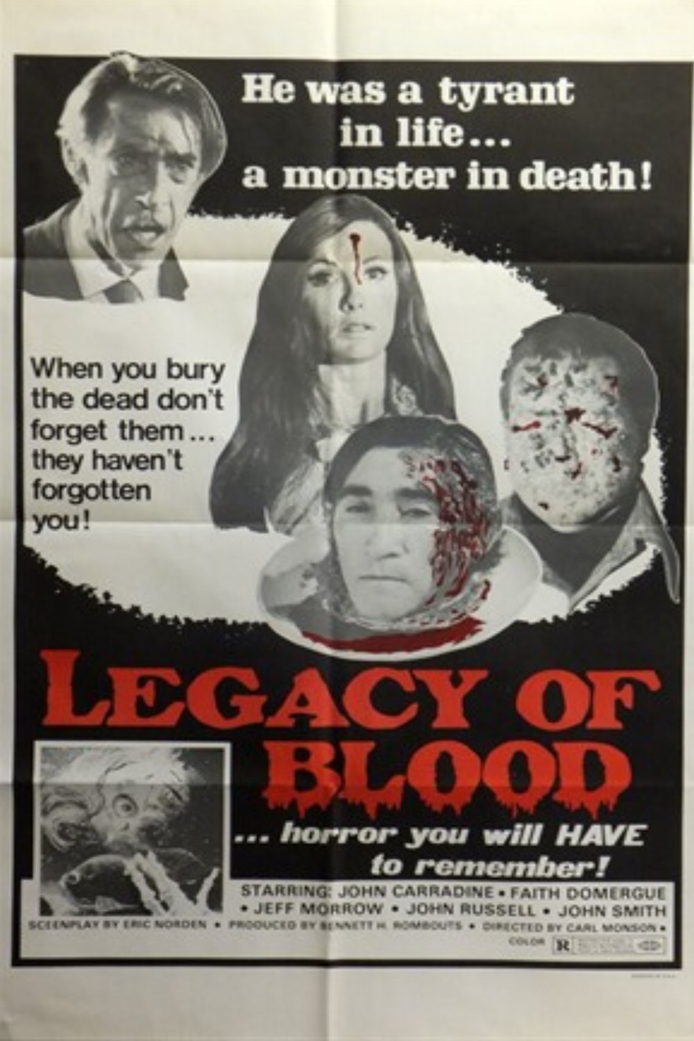 L'affiche du film Blood Legacy [1971]