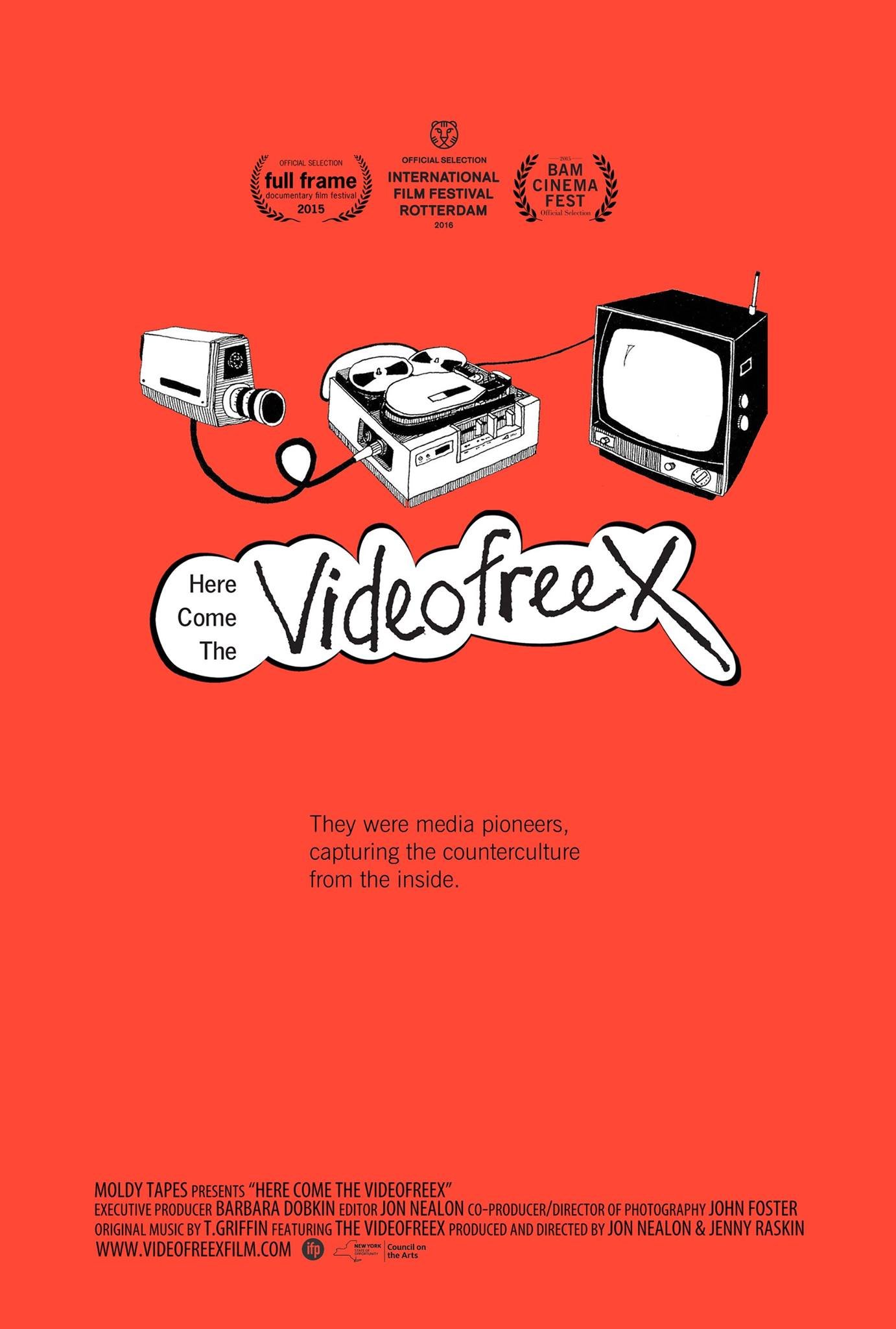 L'affiche du film Here Come the Videofreex