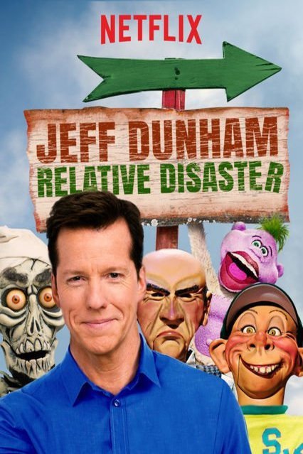 English poster of the movie Jeff Dunham: Relative Disaster