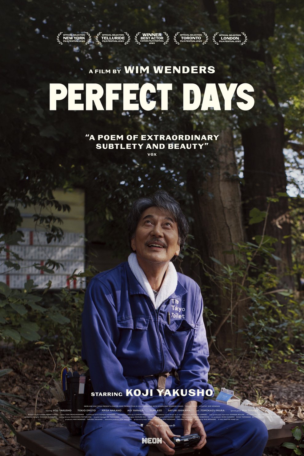 L'affiche du film Perfect Days