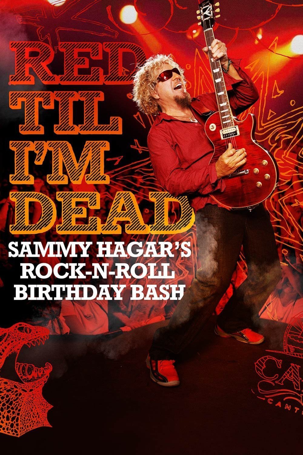 L'affiche du film Red Til I'm Dead: Sammy Hagar's Rock-N-Roll Birthday Bash [2017]