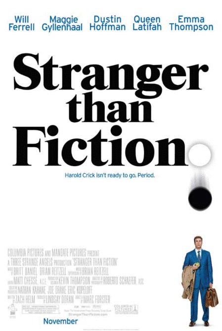 L'affiche du film Stranger Than Fiction
