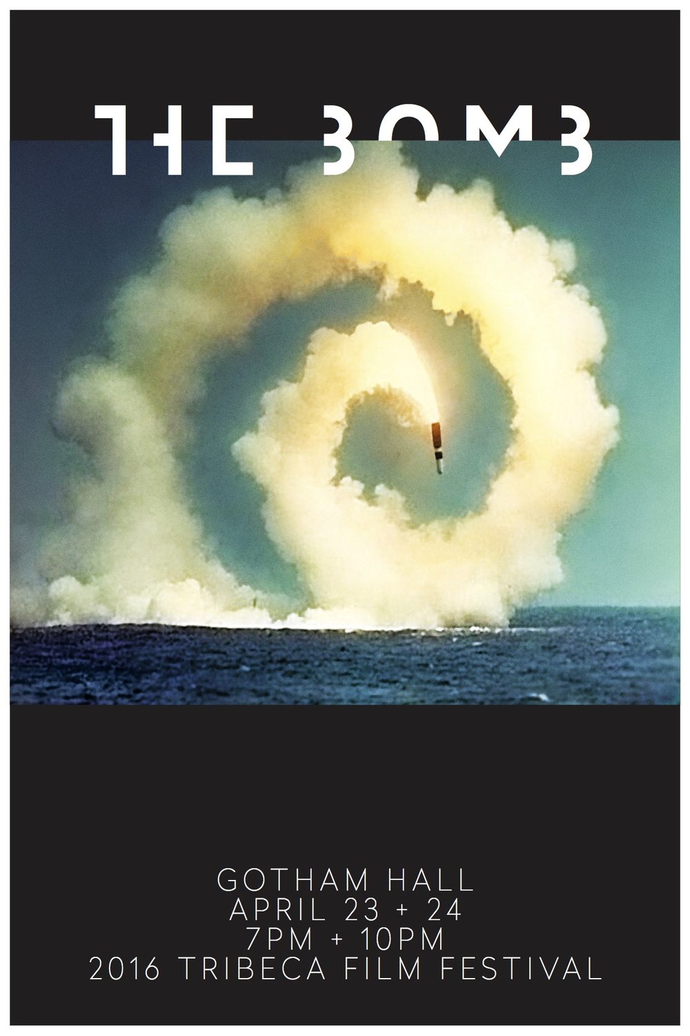 L'affiche du film The Bomb