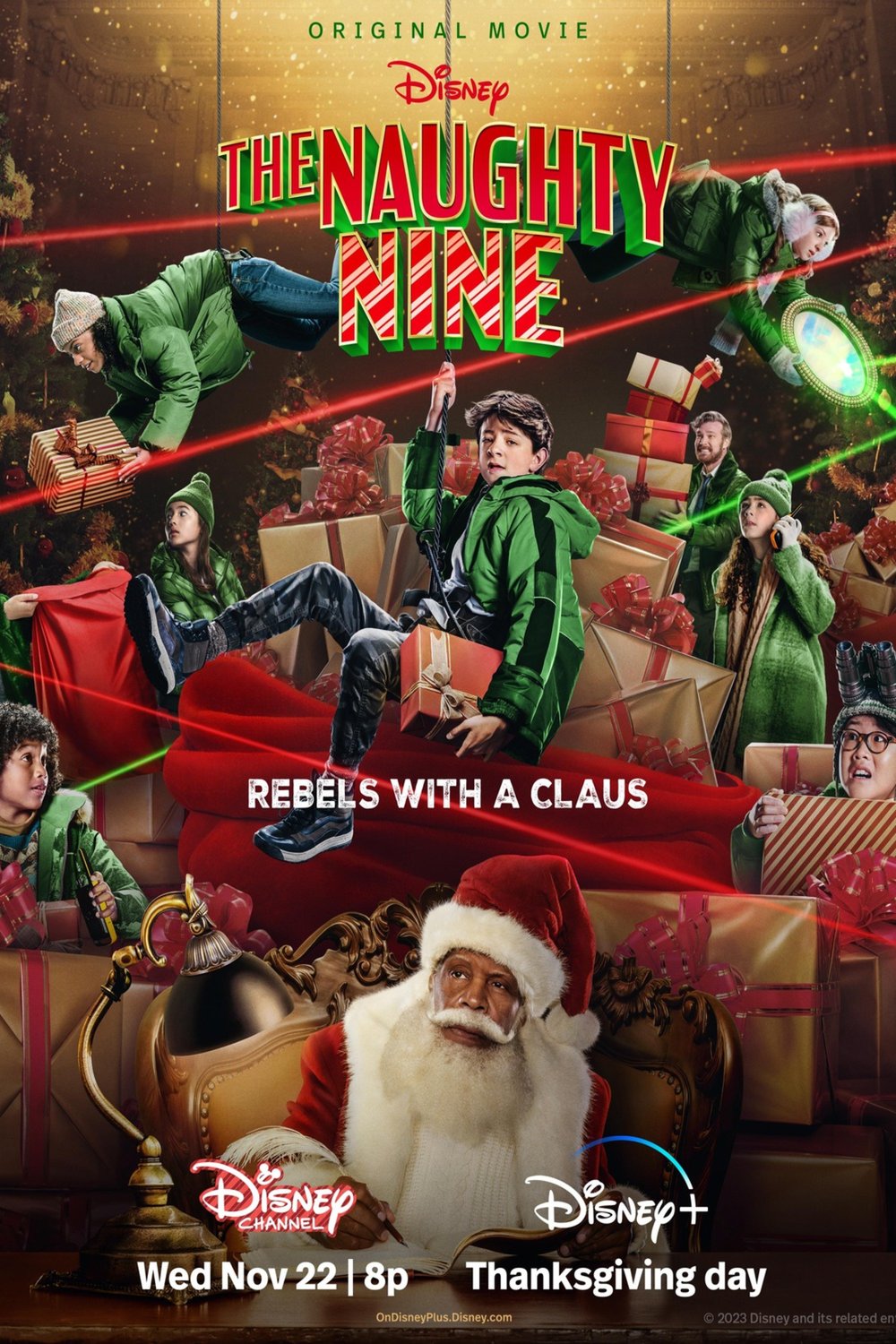 L'affiche du film The Naughty Nine