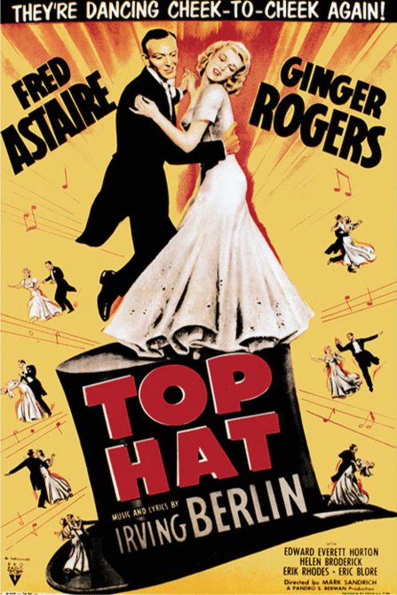 L'affiche du film Top Hat