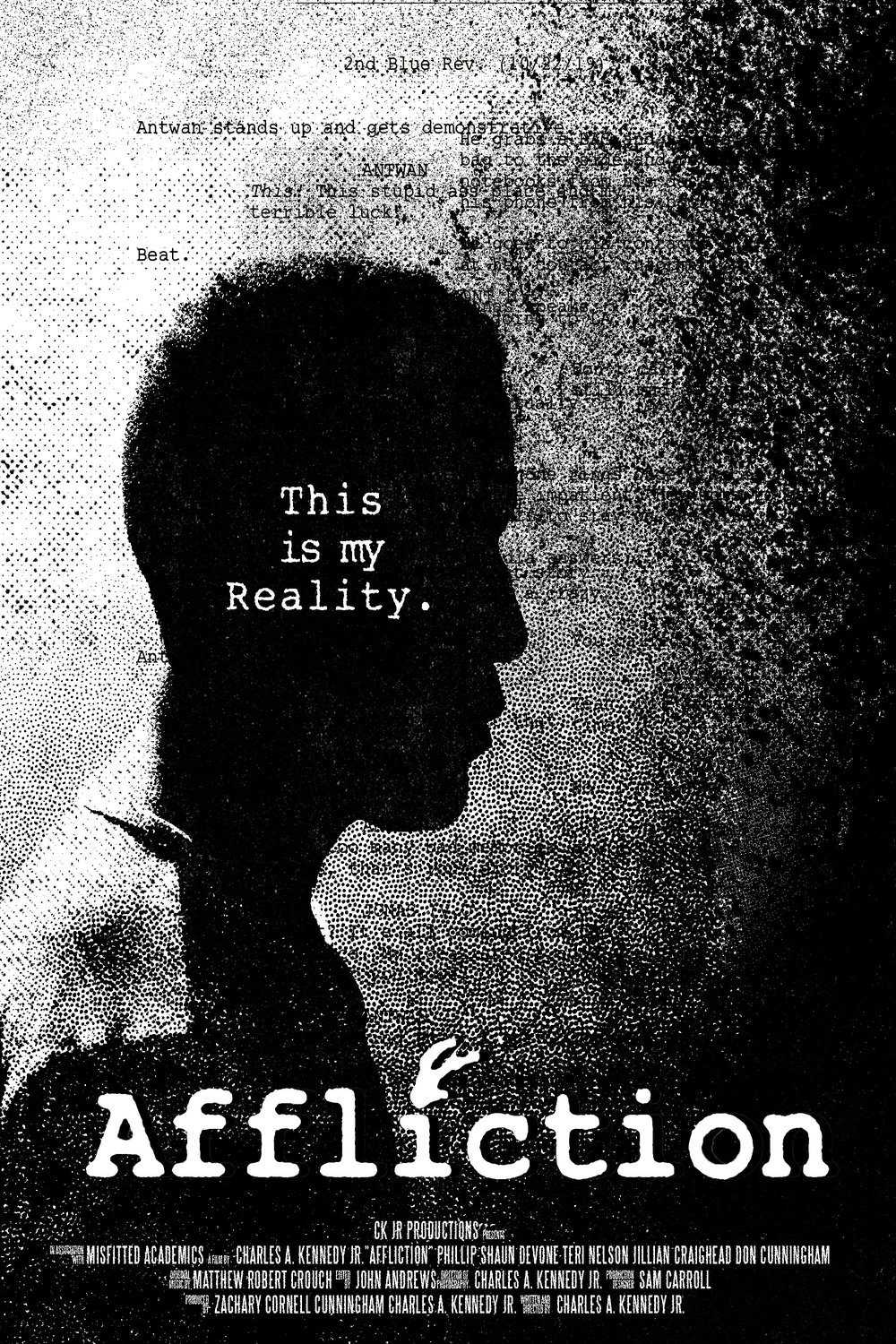 L'affiche du film Affliction [2021]