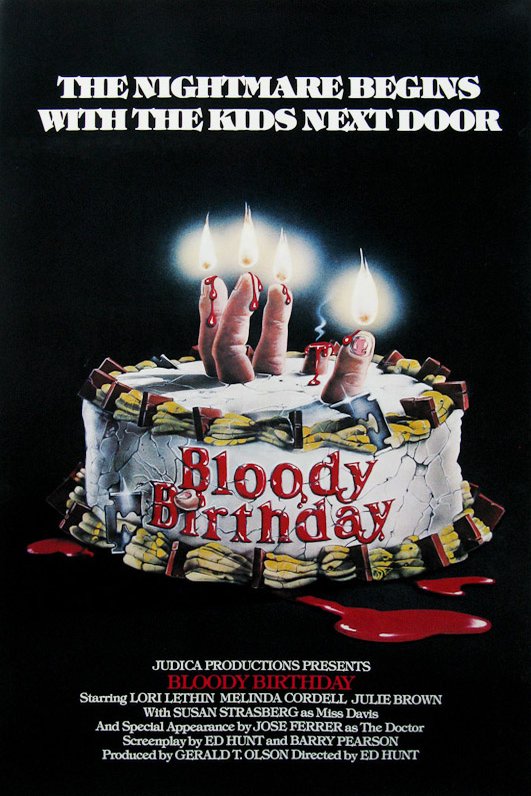 L'affiche du film Bloody Birthday