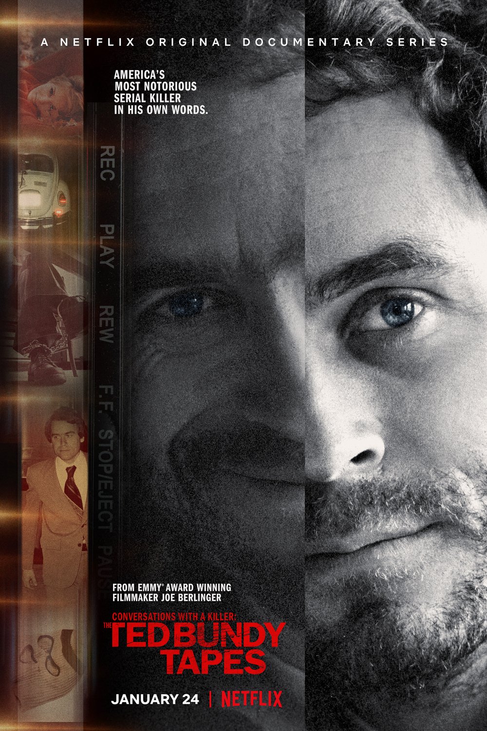 L'affiche du film Conversations with a Killer: The Ted Bundy Tapes