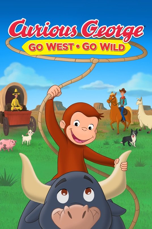 L'affiche du film Curious George: Go West, Go Wild [2020]