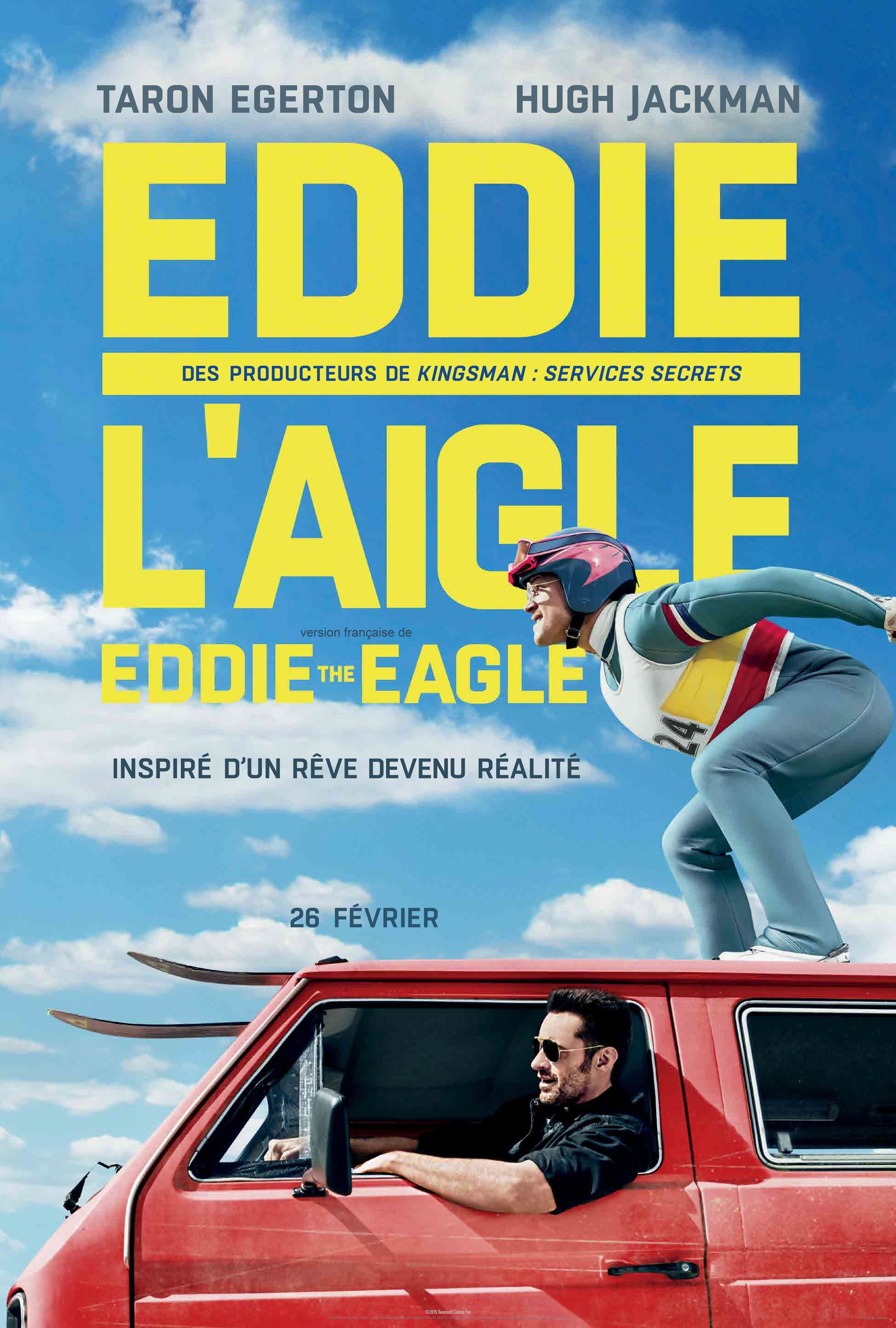 L'affiche du film Eddie l'aigle