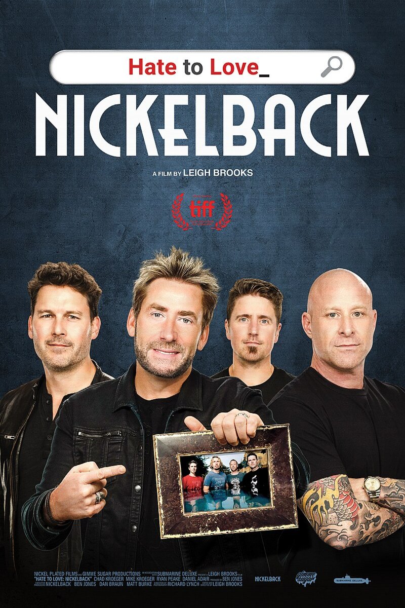 L'affiche du film Hate to Love: Nickelback [2023]