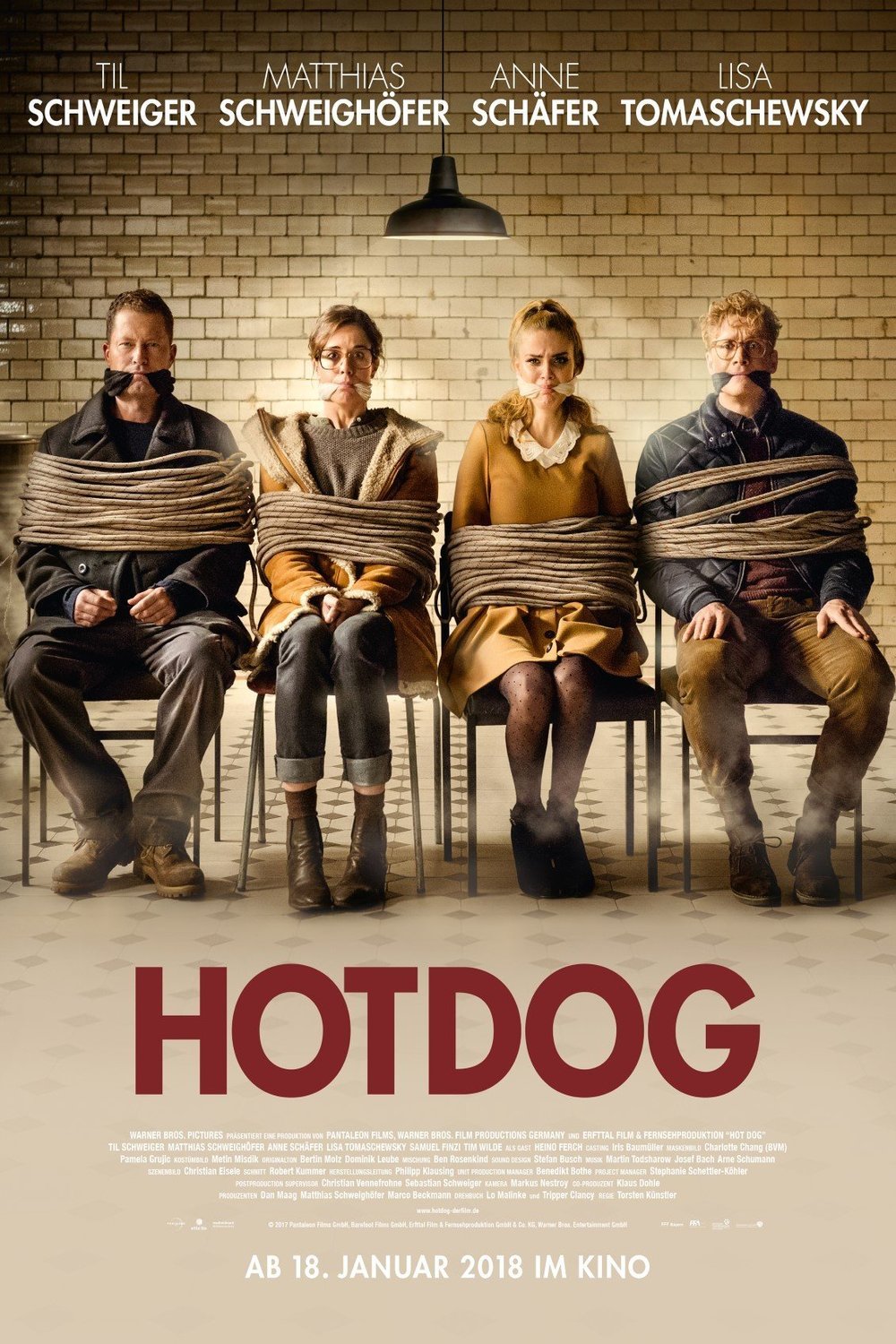 German poster of the movie Hot Dog
