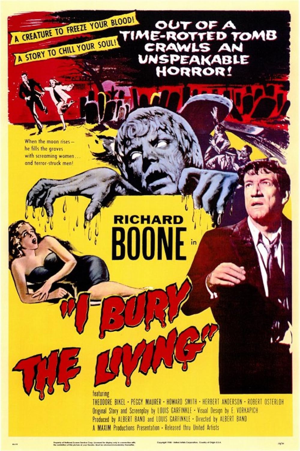 Poster of the movie I Bury the Living