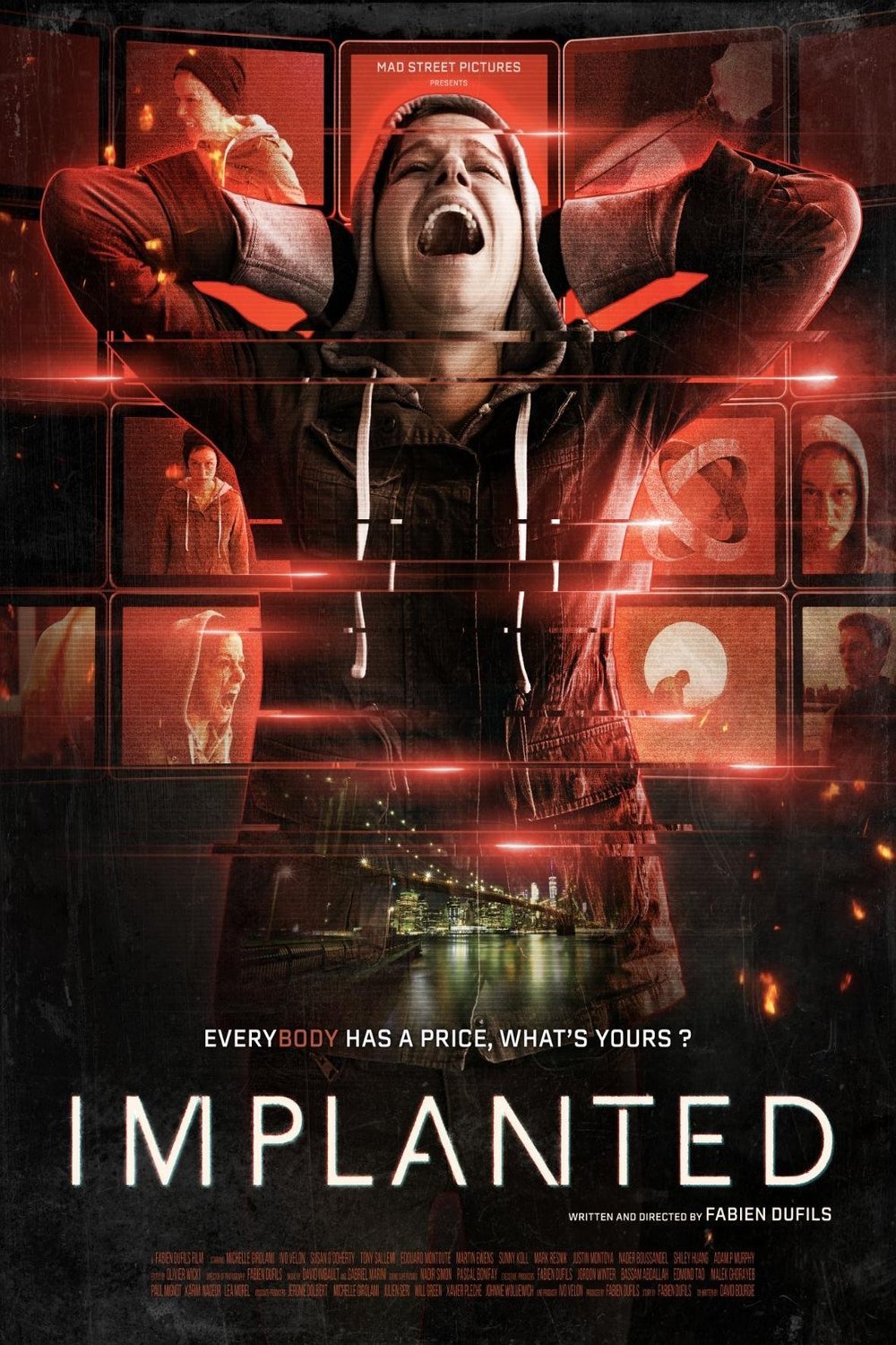 L'affiche du film Implanted [2021]