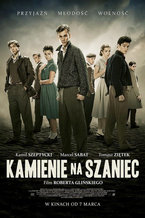 Polish poster of the movie Kamienie na szaniec