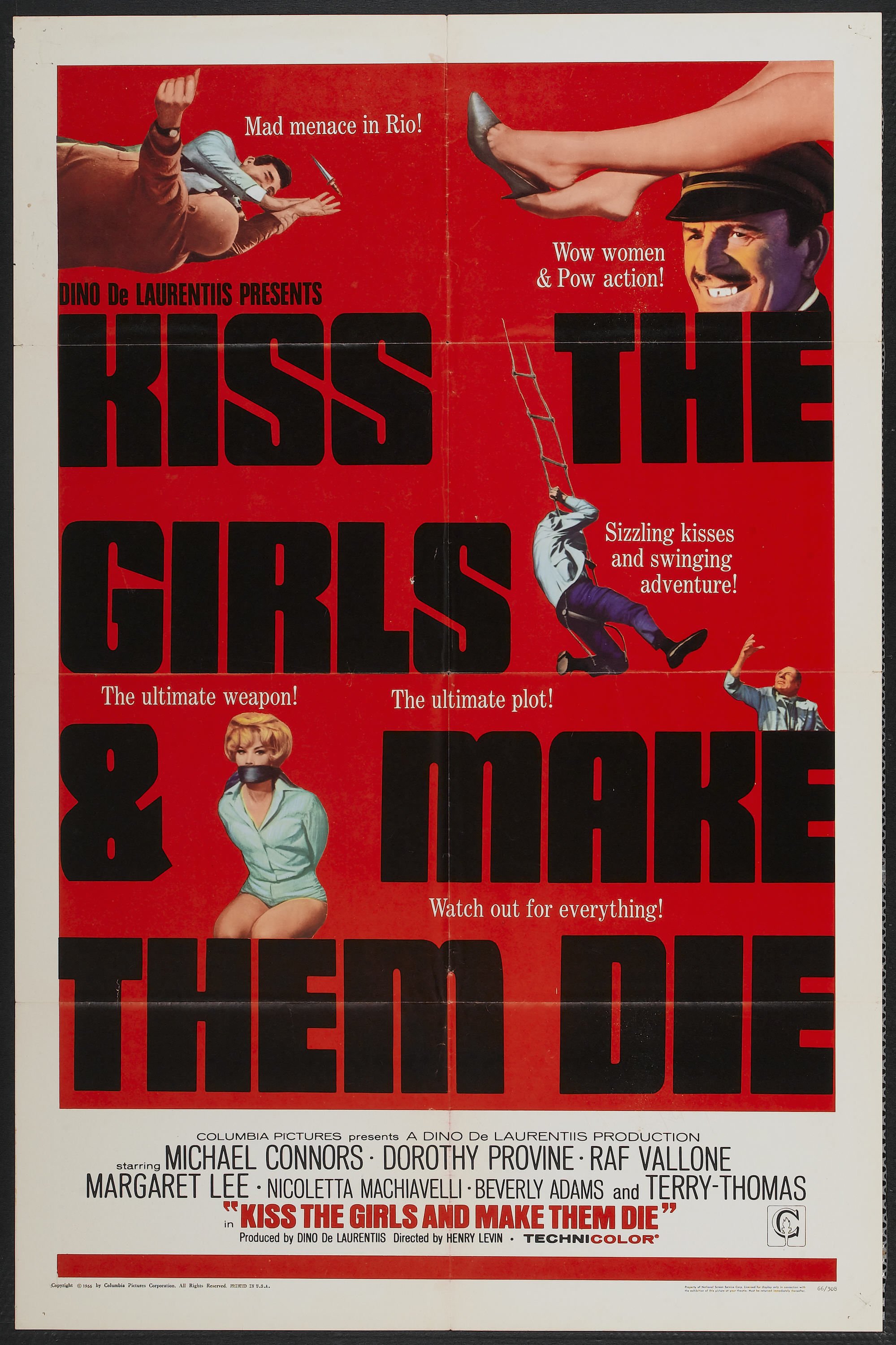 L'affiche du film Kiss the Girls and Make Them Die