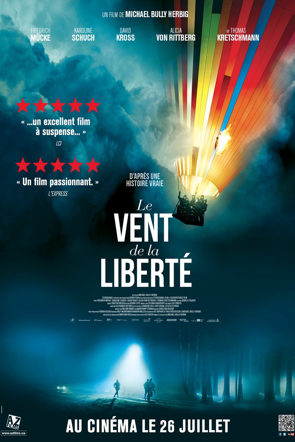 Poster of the movie Le vent de la liberté