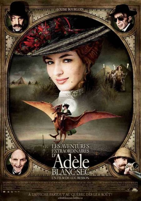 L'affiche du film Les Aventures extraordinaires d'Adèle Blanc-Sec