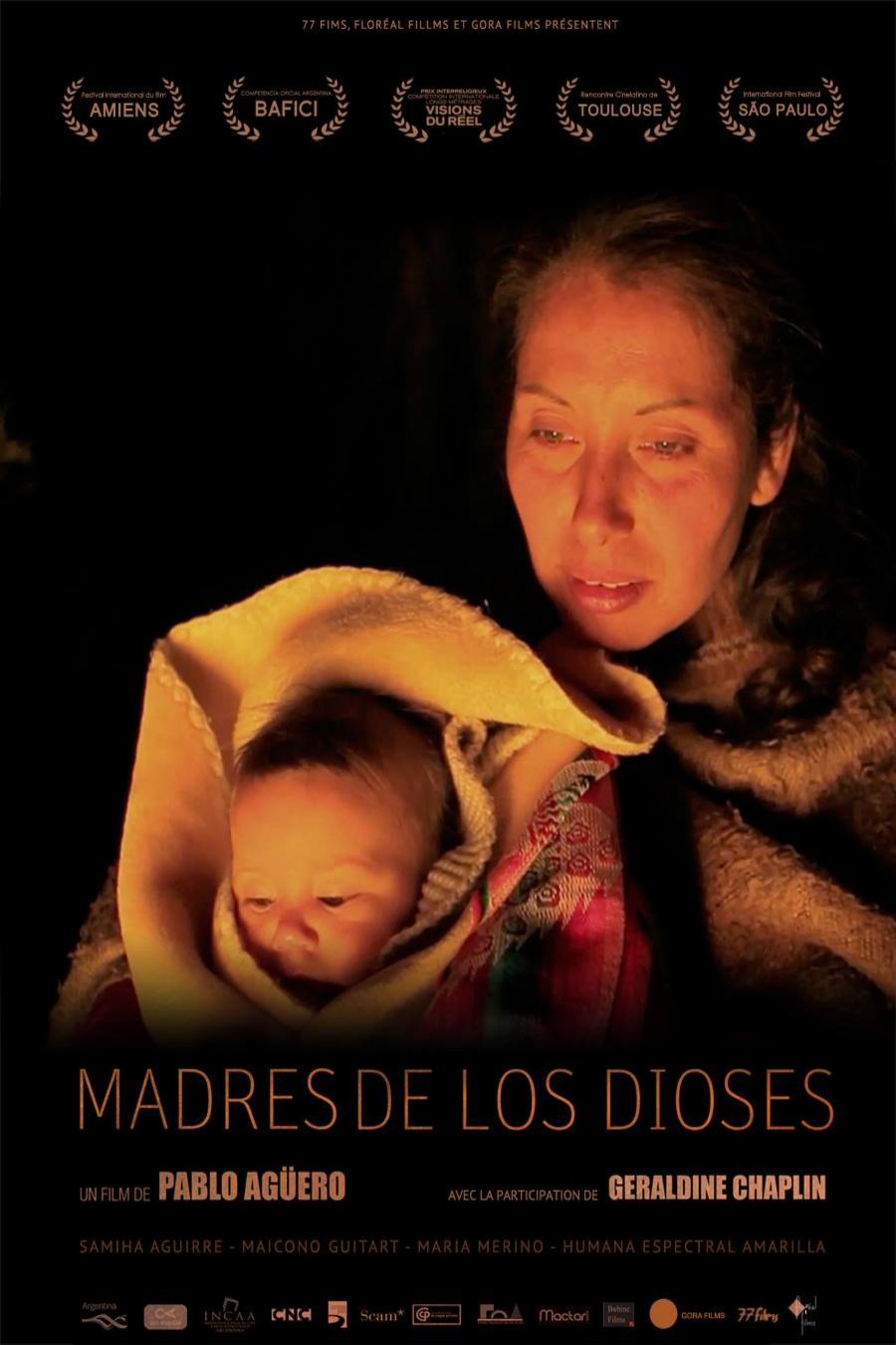 L'affiche originale du film Madres de los dioses en espagnol