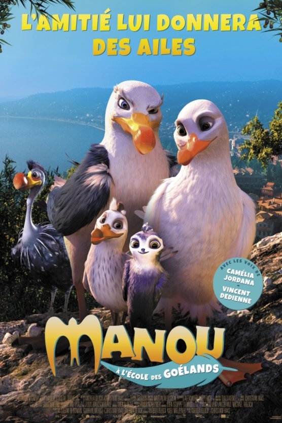 L'affiche du film Manou à l'école des goélands