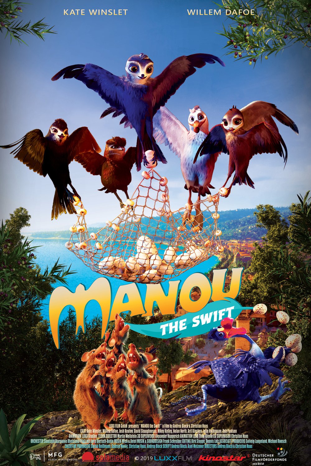 L'affiche du film Manou the Swift