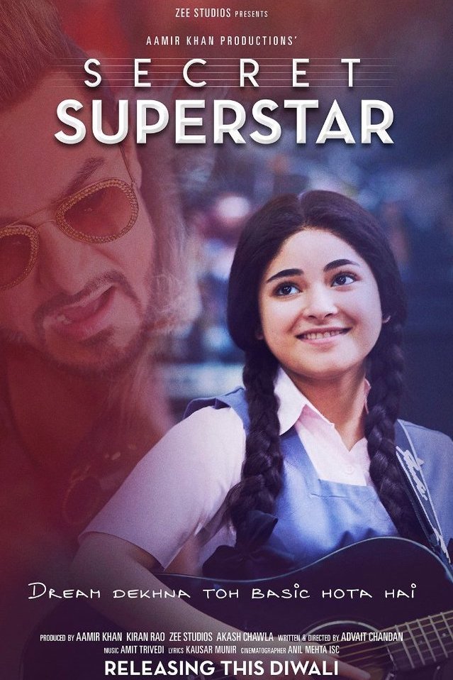 L'affiche originale du film Secret Superstar en Hindi