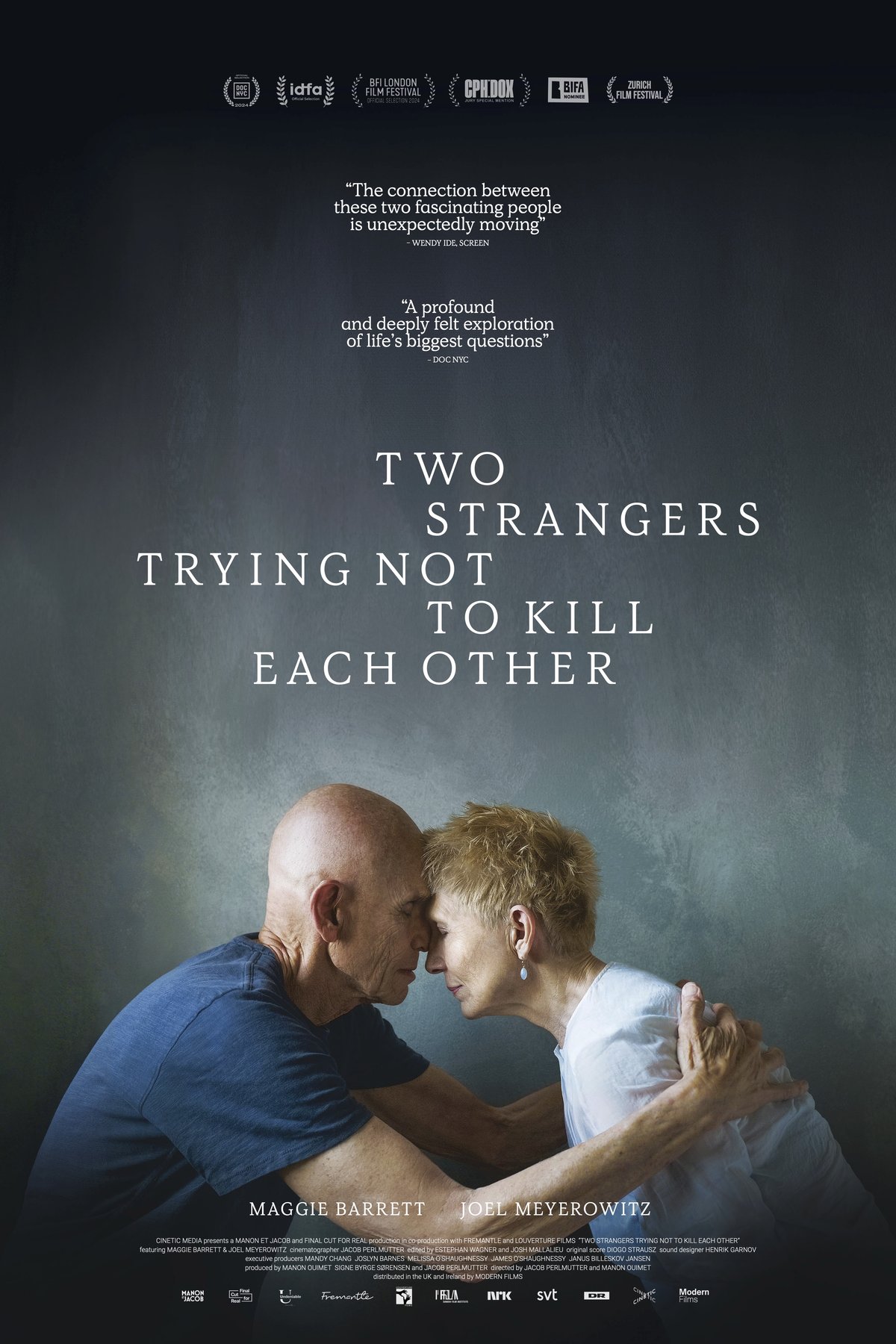 L'affiche du film Two Strangers Trying Not to Kill Each Other [2024]