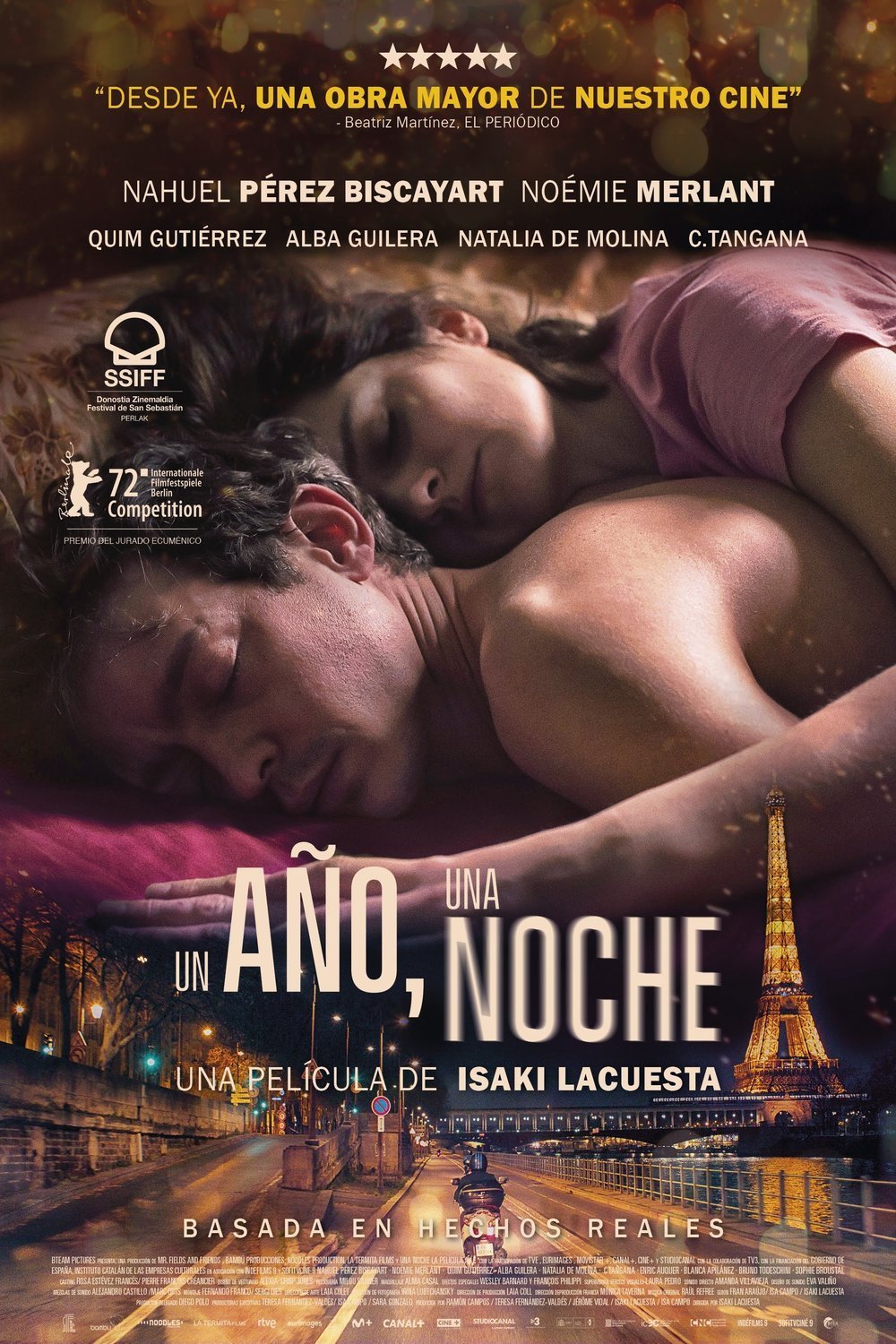 French poster of the movie One Year, One Night