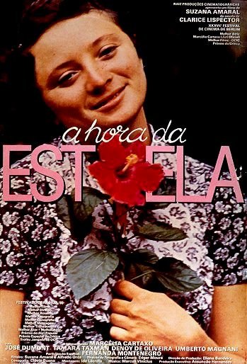 Portuguese poster of the movie A Hora da Estrela