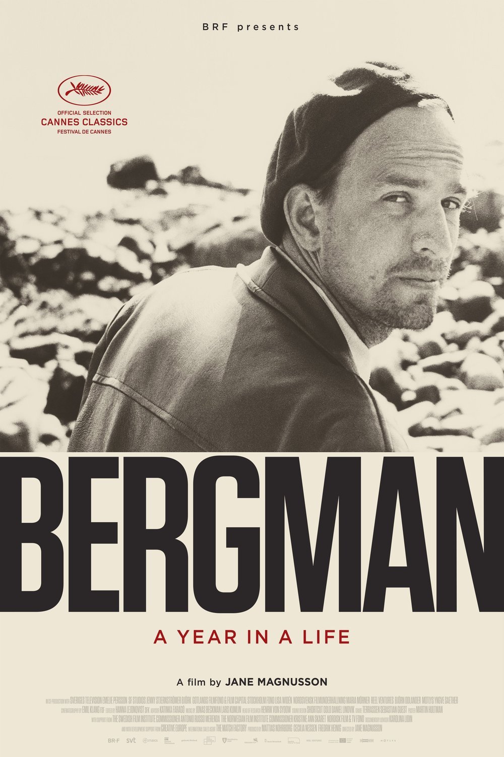 L'affiche originale du film Bergman: A Year in a Life en suédois
