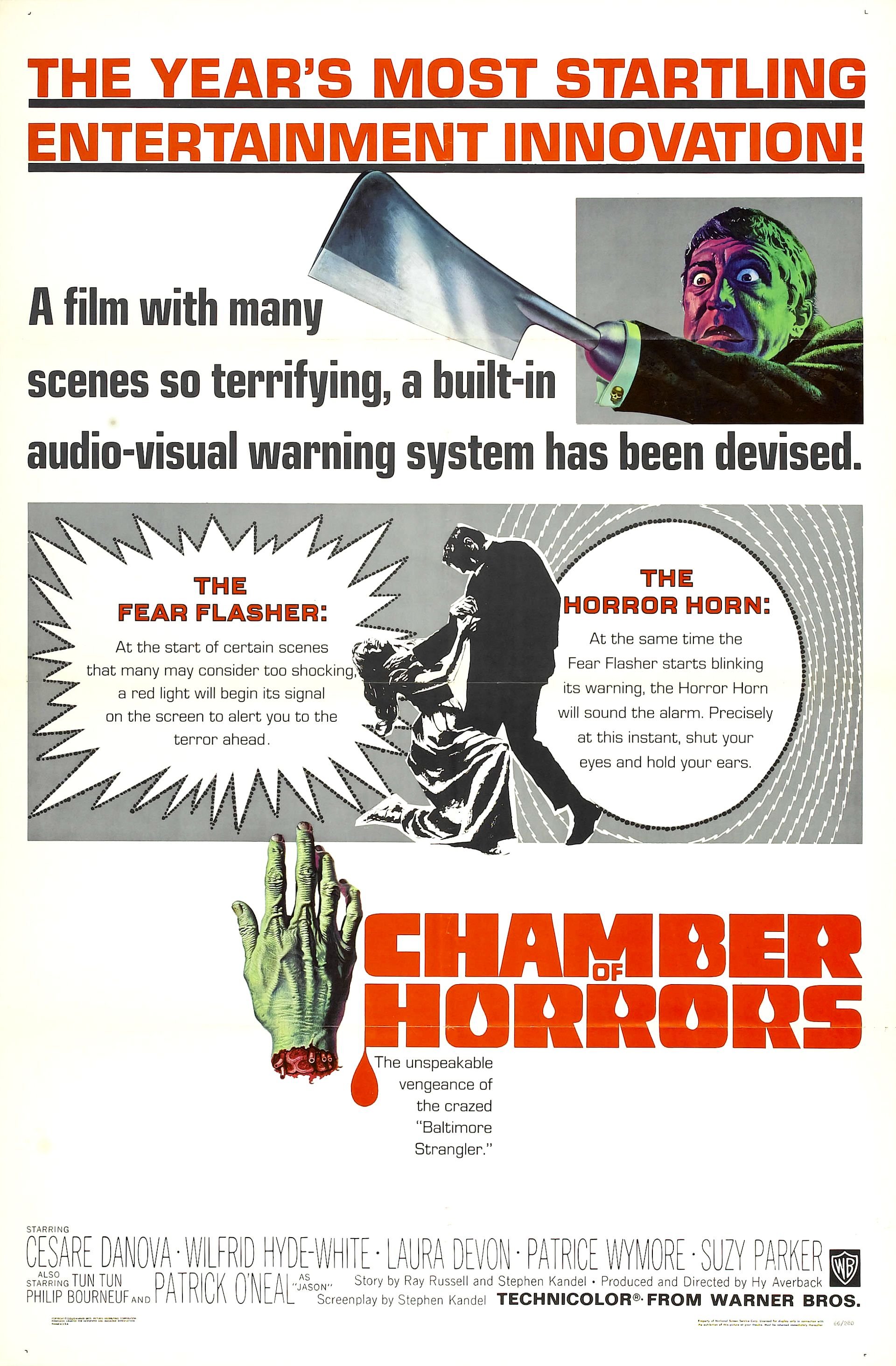 L'affiche du film Chamber of Horrors
