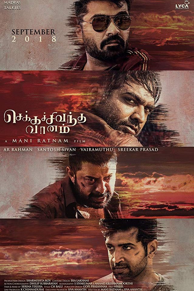 Tamil poster of the movie Chekka Chivantha Vaanam