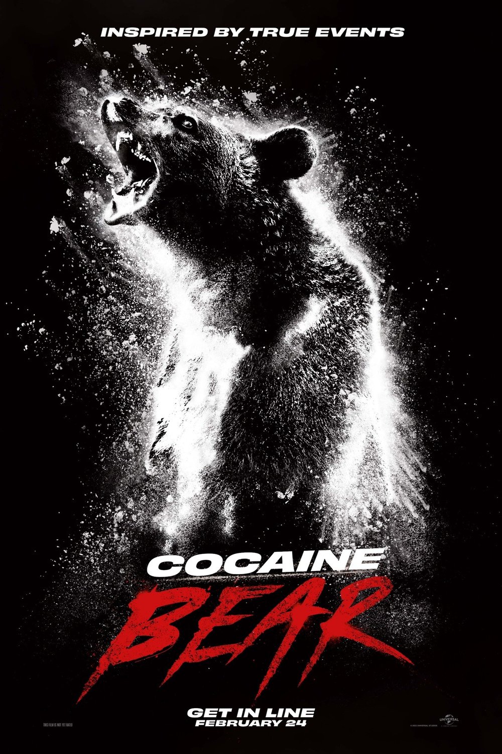 L'affiche du film Cocaine Bear