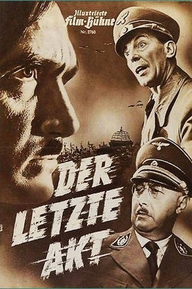 L'affiche originale du film Der letzte Akt en allemand