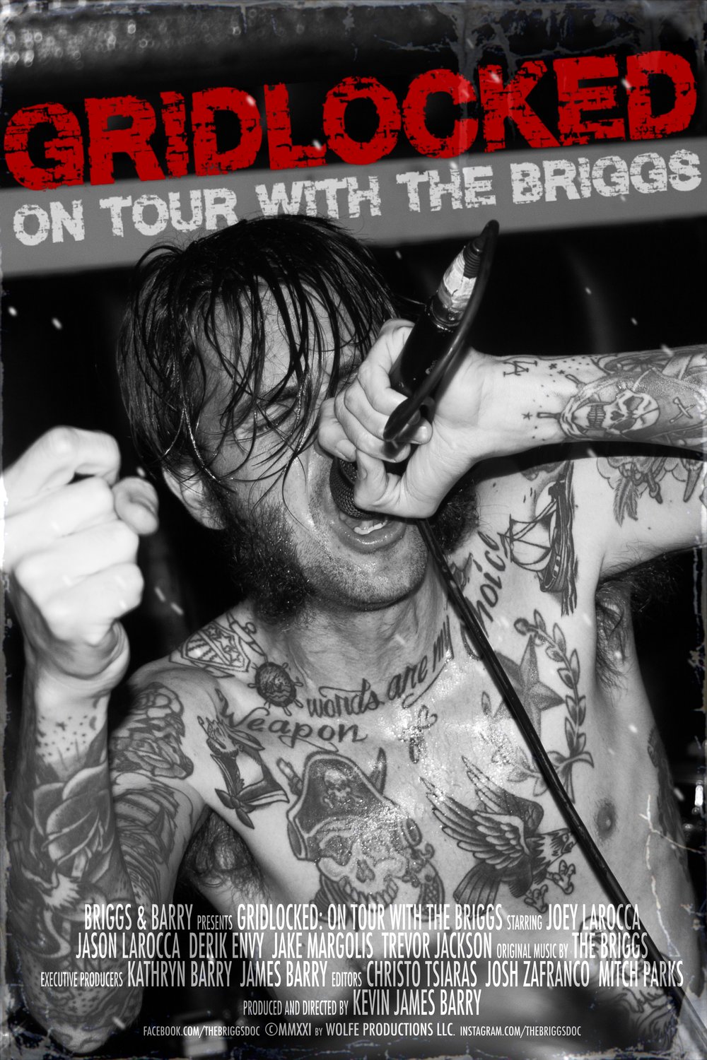 L'affiche du film Gridlocked: On Tour with the Briggs [2022]