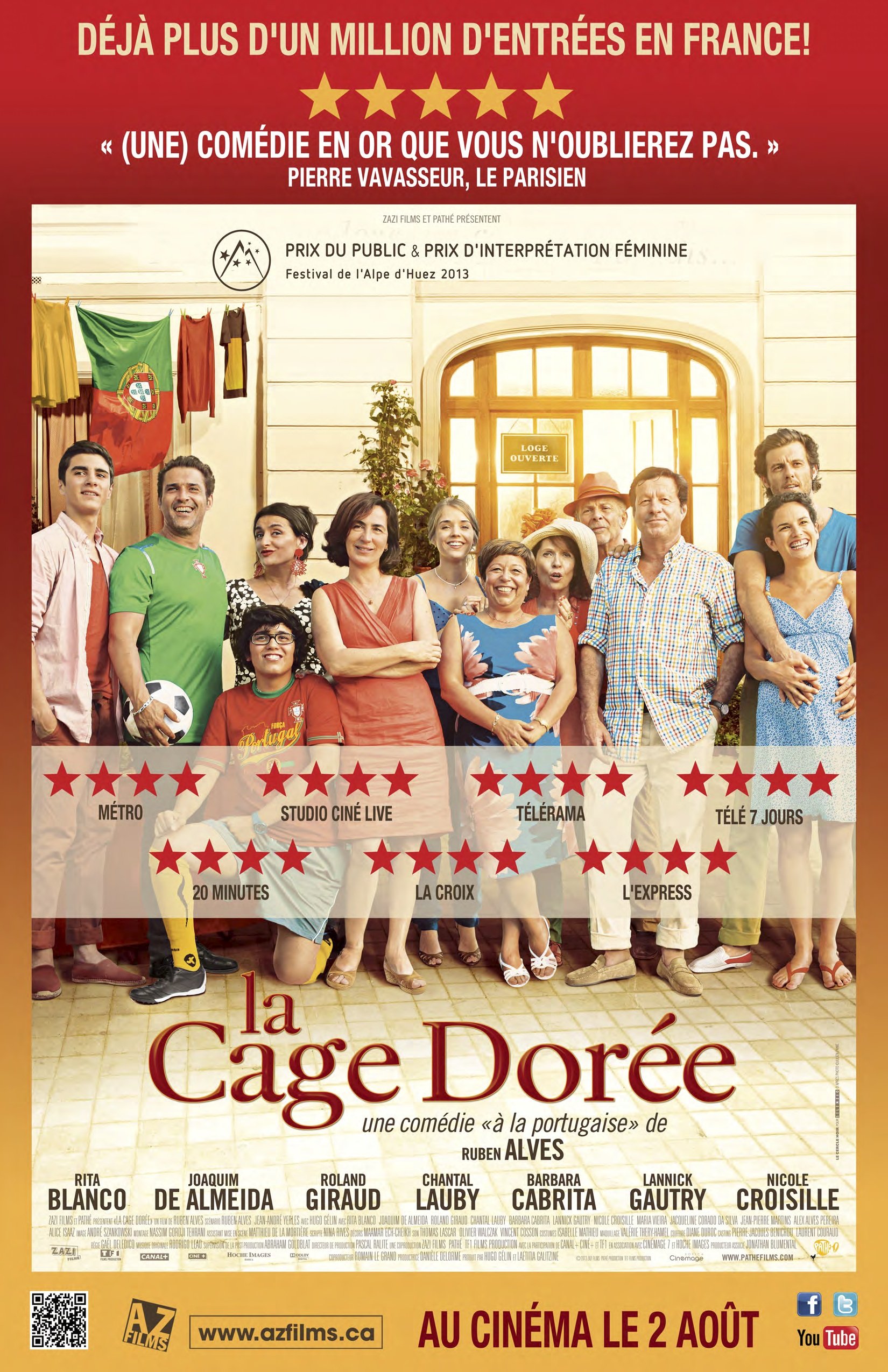 Poster of the movie La Cage dorée