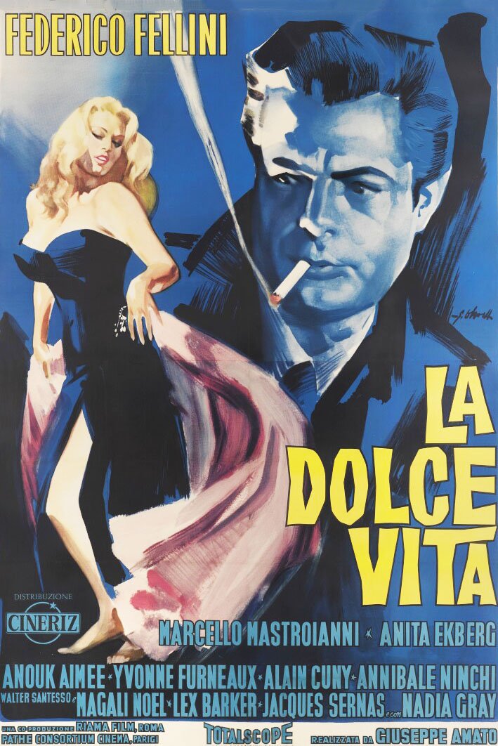 L'affiche du film La Dolce Vita