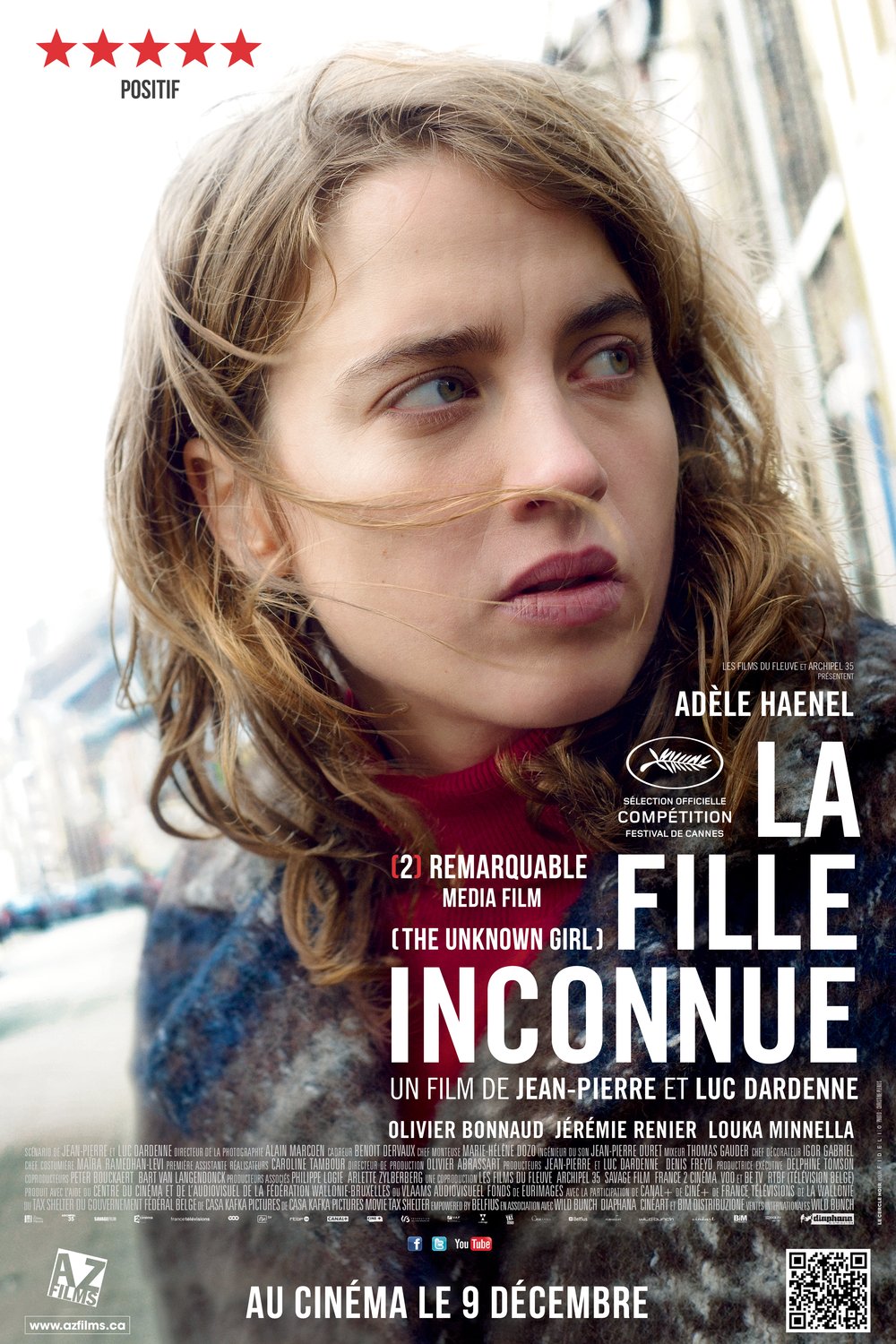 L'affiche du film La Fille inconnue