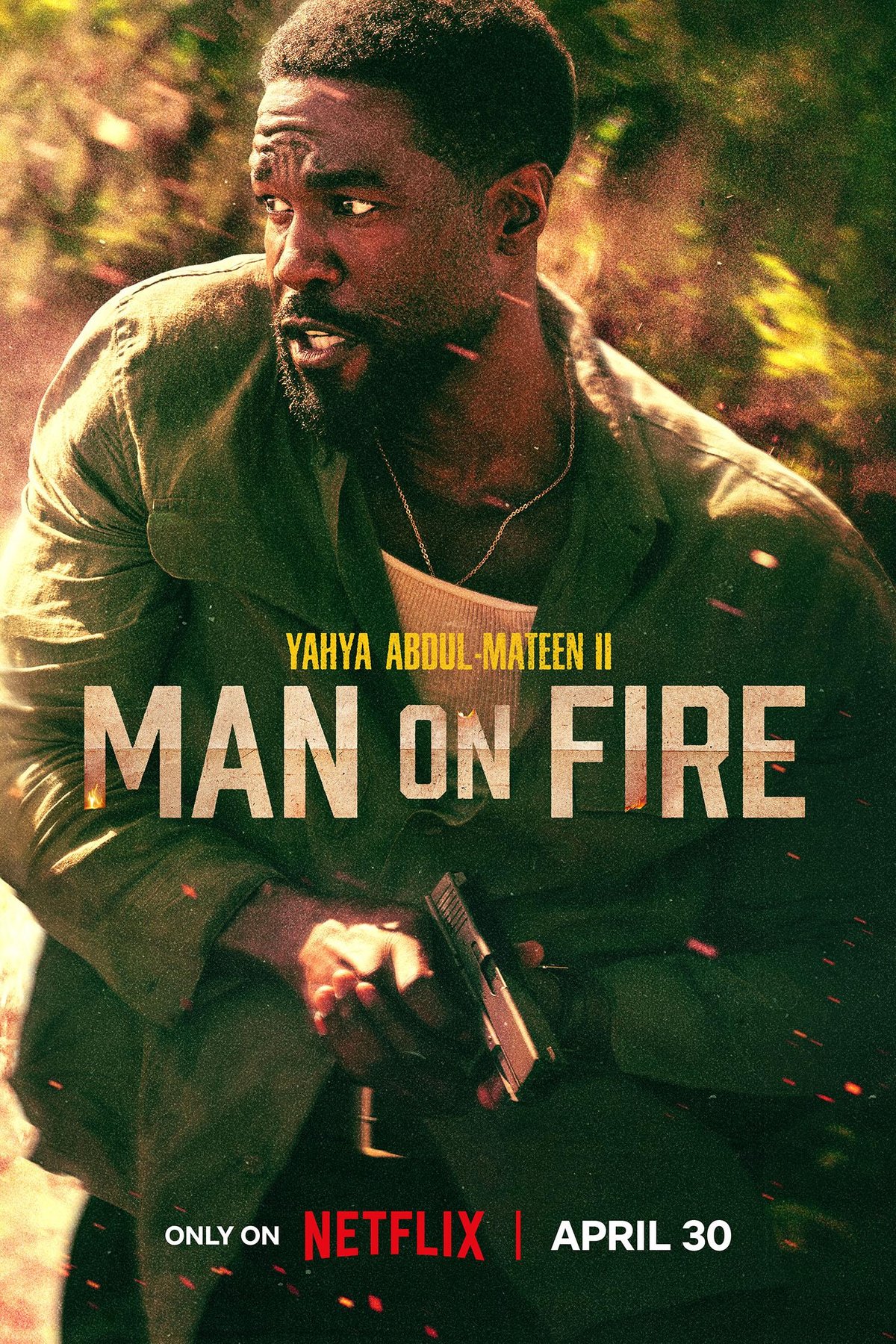 L'affiche du film Man on Fire [2026]
