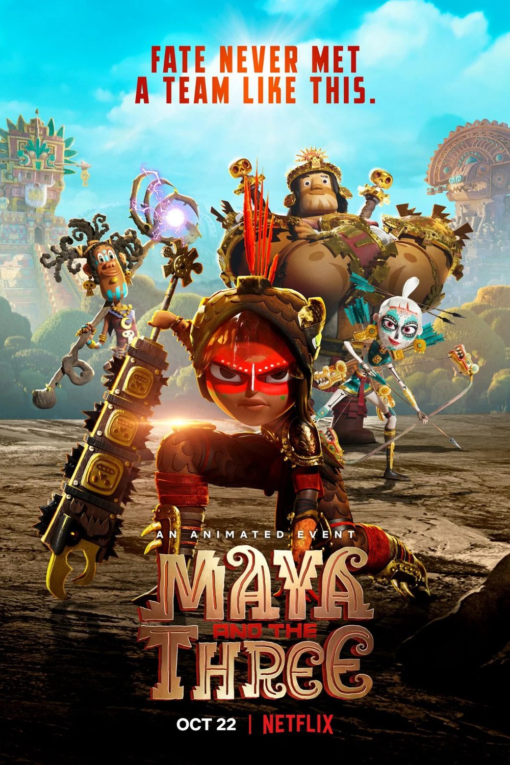 Poster of the movie Maya and the Three [2021]